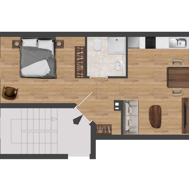 Ferienwohnungen Allgäublick am Radweg mit Fahrradgarage und Garten - Apartment mit 1 Schlafzimmer und Gartenblick - 17