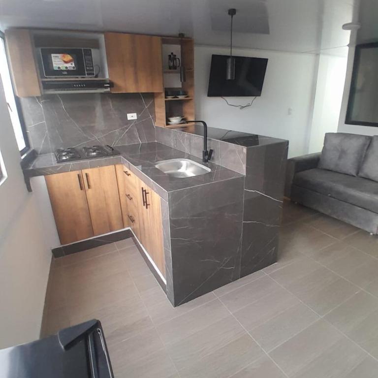 Studio apartment near Alkosto, Bolívar - Apartamento de 1 dormitorio - 9