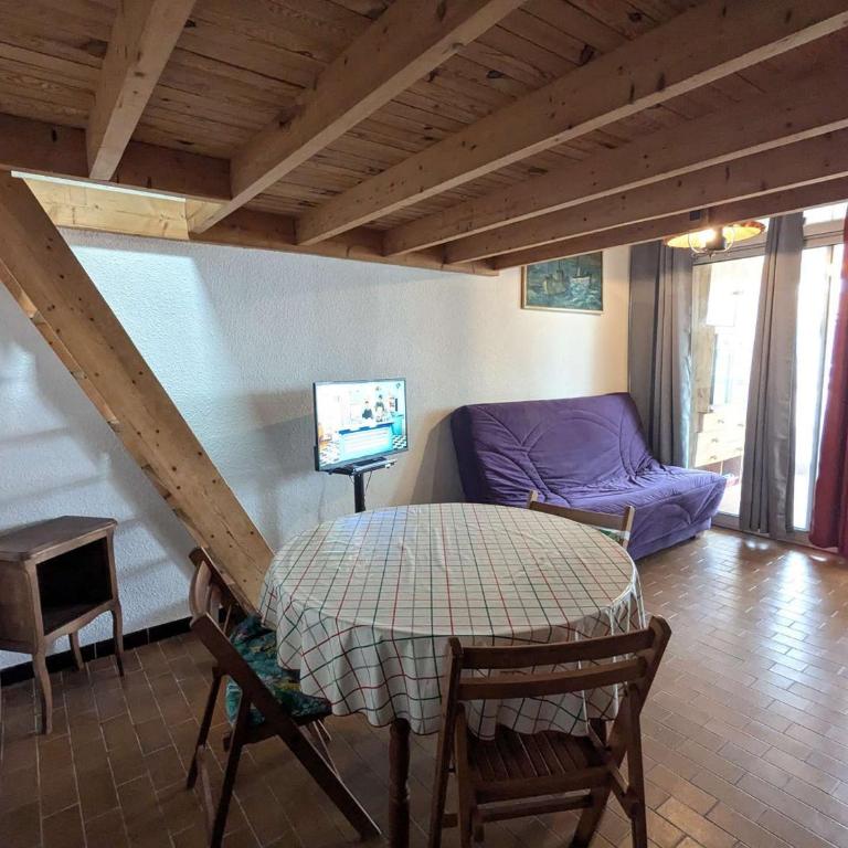 Studio mezzanine à Marseillan Plage, accès direct plage, parking, petit budget - FR-1-387-219 - Monolocale - 7