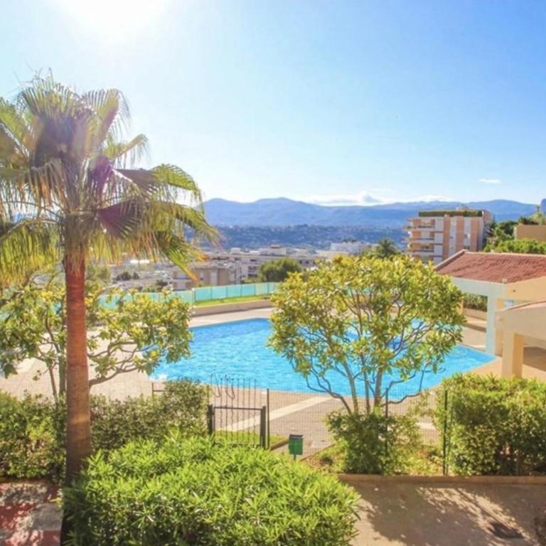 Le Cocon, studio 3etoiles, vue mer, piscine, Nice Ouest - One-Bedroom Apartment - 1