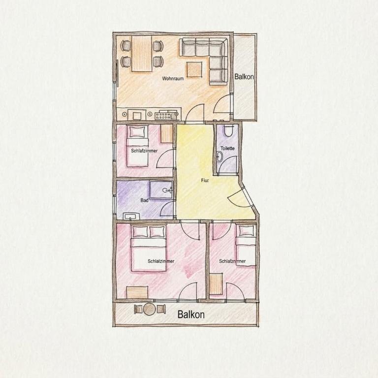 Ferienwohnung Bergidyll - Apartment mit Blick auf die Berge - 18