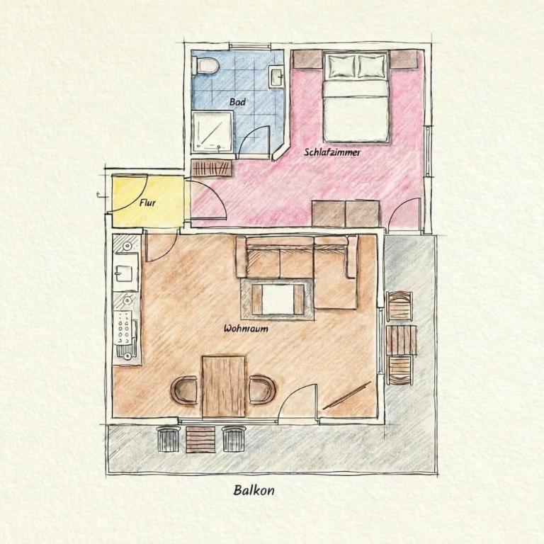 Ferienwohnung Bergidyll - Apartment mit Blick auf die Berge - 18
