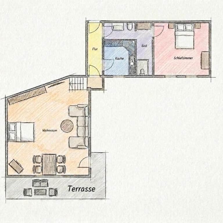 Ferienwohnung Bergidyll - Apartment mit Blick auf die Berge - 12