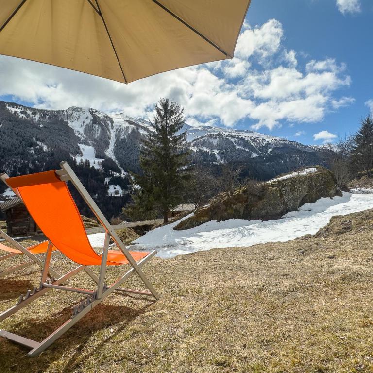 Chalet Boder - Vue MontBlanc - Cheminée - Three-Bedroom Chalet - 20