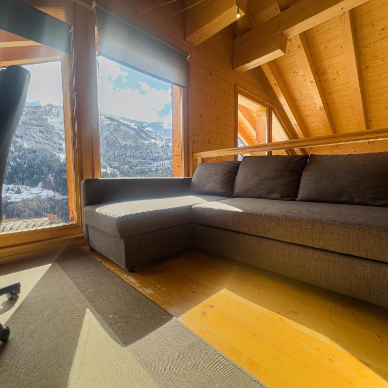 Chalet Boder - Vue MontBlanc - Cheminée - Three-Bedroom Chalet - 34