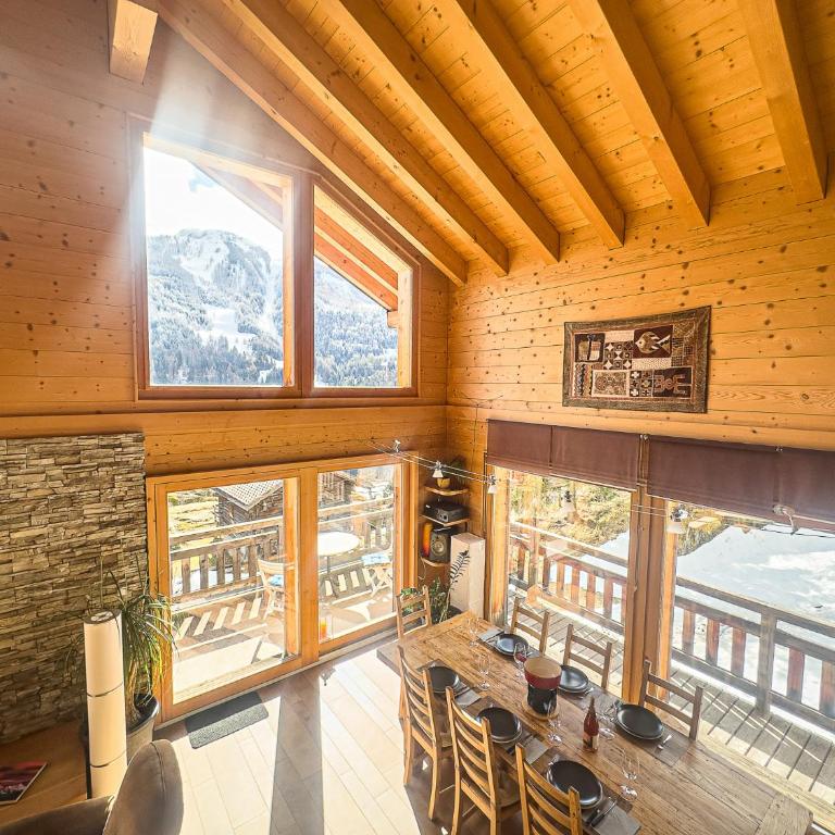 Chalet Boder - Vue MontBlanc - Cheminée - Three-Bedroom Chalet - 36