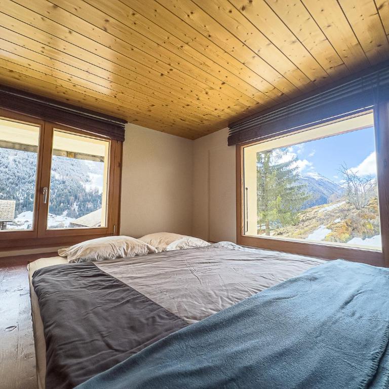 Chalet Boder - Vue MontBlanc - Cheminée - Three-Bedroom Chalet - 38
