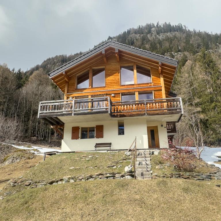 Chalet Boder - Vue MontBlanc - Cheminée - Three-Bedroom Chalet - 43