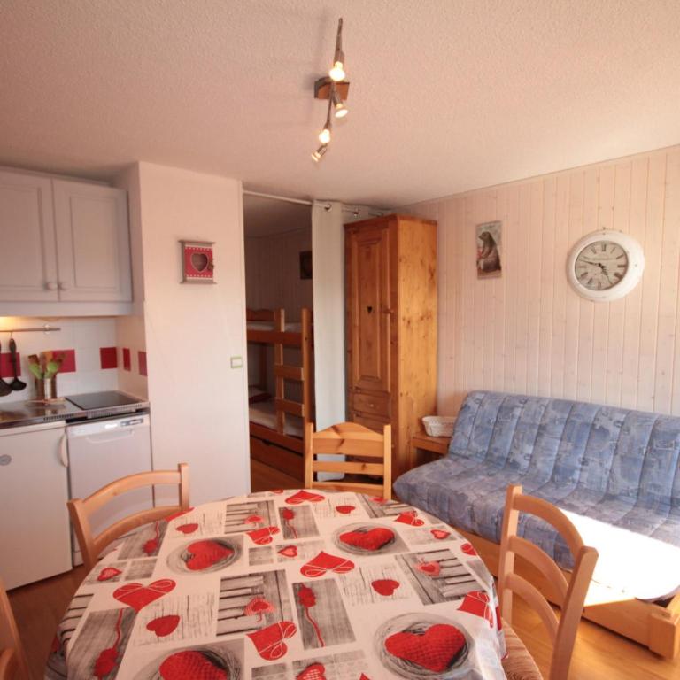Les Saisies: T2 cabine, 6 pers, terrasse sud, animaux admis - Apartment mit 1 Schlafzimmer - 8
