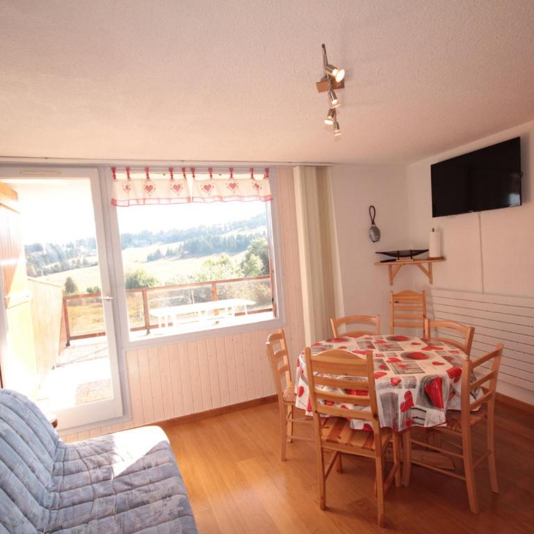 Les Saisies: T2 cabine, 6 pers, terrasse sud, animaux admis - Apartment mit 1 Schlafzimmer - 12