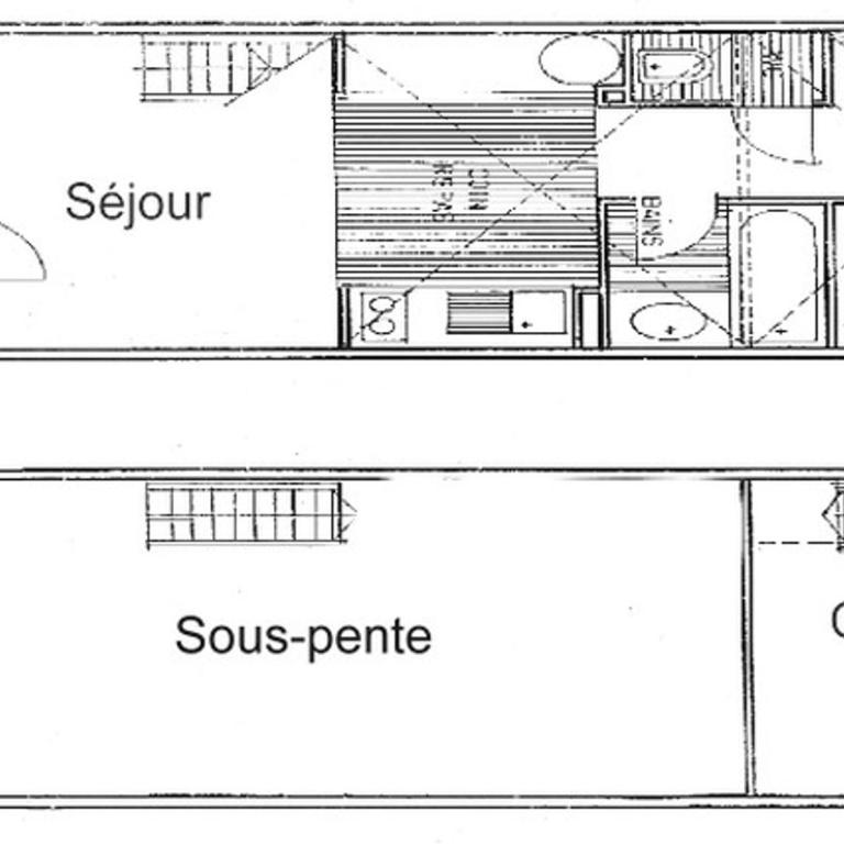 Les Saisies : Appartement 8 pers, balcon sud, animaux admis - Appartamento con 1 Camera da Letto - 4