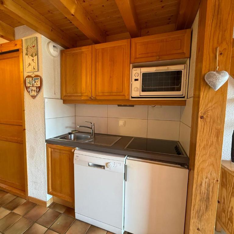 Appartement Sud, 8 pers, 44m², panoramique pistes - Appartement 1 Chambre - 4