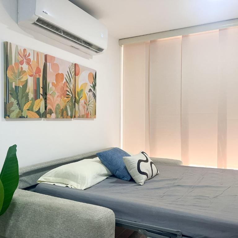 Comodo 2 cuartos AC y piscina - Two-Bedroom Apartment - 13