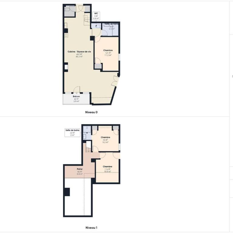 Appartement 4 pièces, centre station, 8-10 personnes, cheminée, WIFI - FR-1-398-640 - Appartement (8 Adultes) - 19