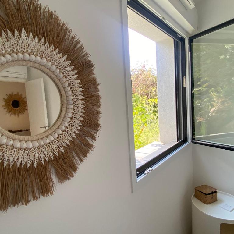 Joli F3 , 4 pers, villa Mahana , plein pied sur jardin , domaine privé criques et plages à pied - Apartment mit 2 Schlafzimmern - 25