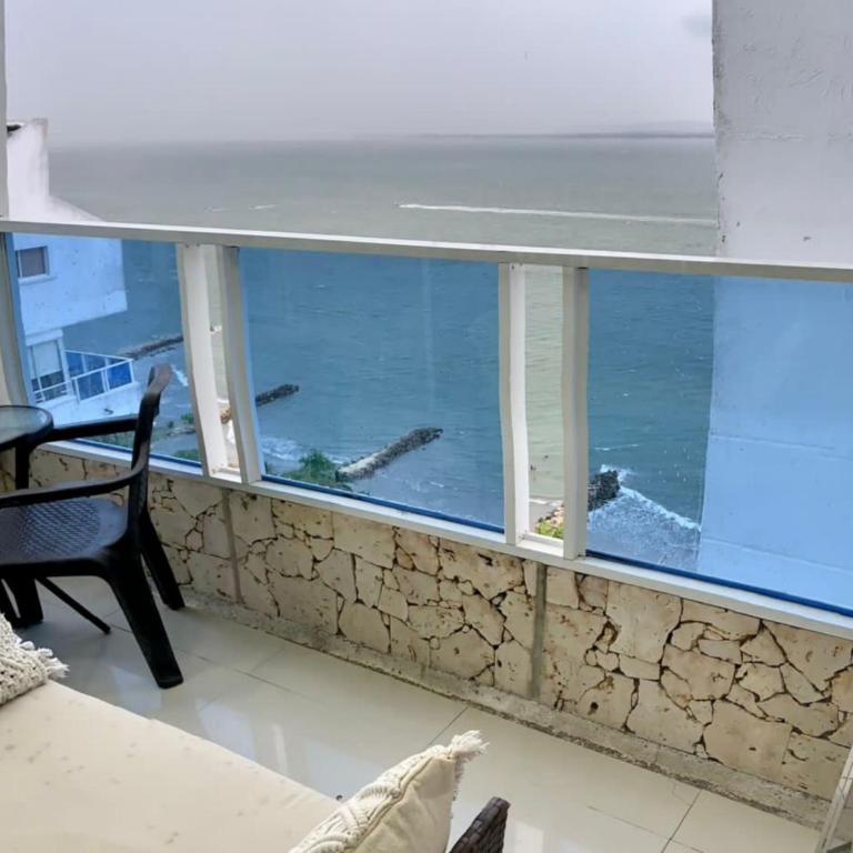 Amoblados , Cartagena, El Laguito - Two-Bedroom Deluxe Apartment with Ocean View - 4