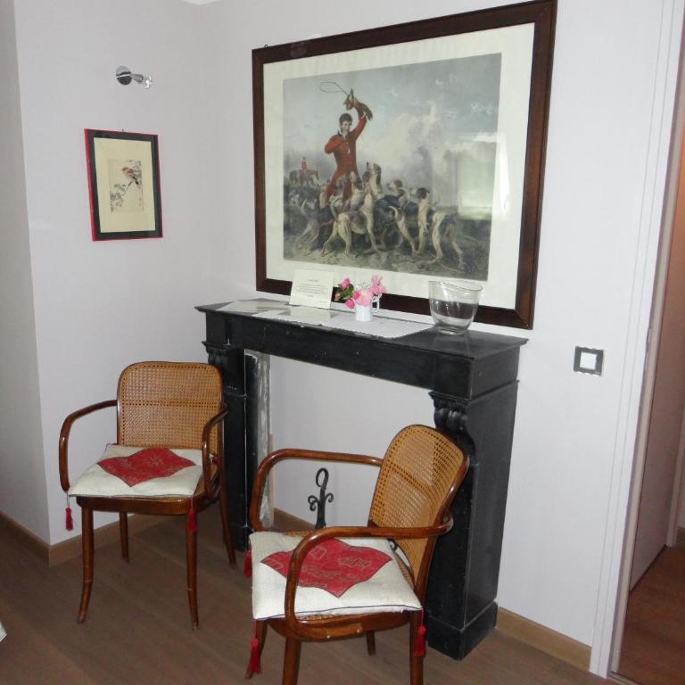 B&B Maison Angélus - Chambre Double Supérieure avec Cheminée - 1