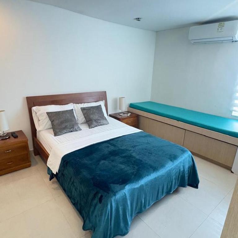 Amoblados , Cartagena, El Laguito - One-Bedroom Apartment with Sea View and Balcony - 5