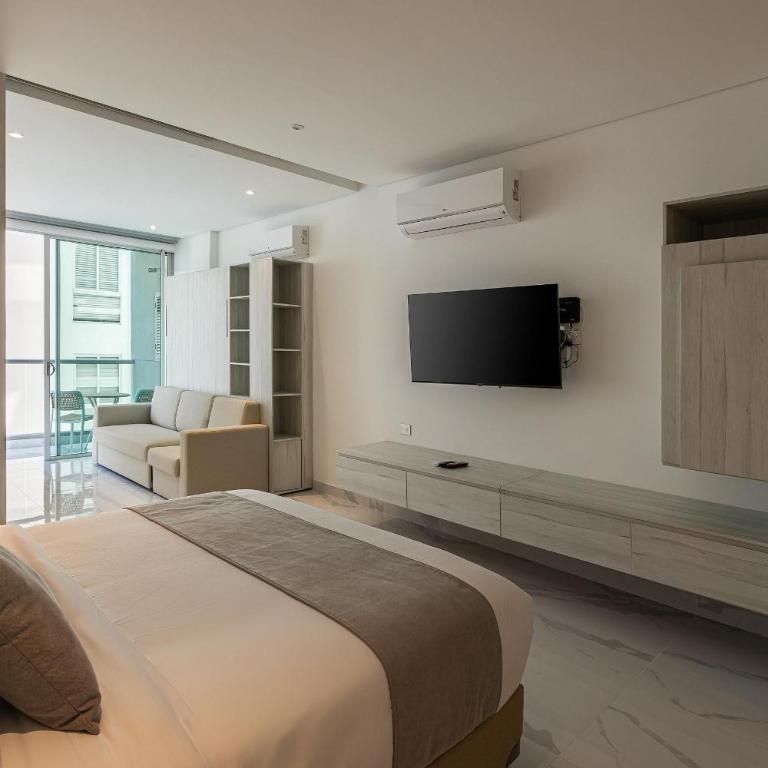 Apartamentos Sui Lofts - Apartamento de 1 dormitorio con balcón y vistas al mar - 33