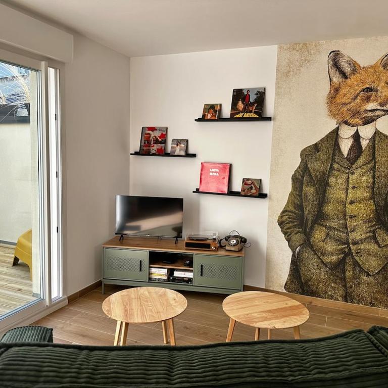 FOX - Charmant appartement pour 6 personnes avec patio - Appartement 2 Chambres avec Terrasse - 11