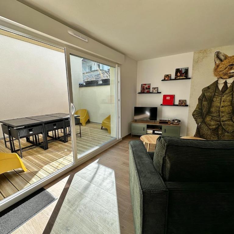 FOX - Charmant appartement pour 6 personnes avec patio - Appartement 2 Chambres avec Terrasse - 10