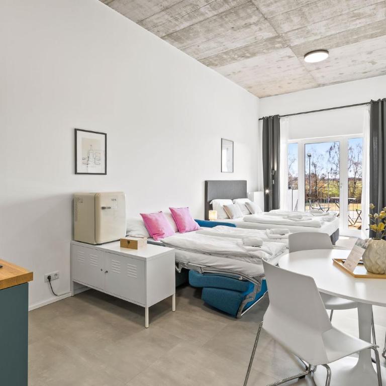 SKYRISE Apartments mit Küche, WLAN & Parkplatz - ruhige Lage - Superior Studio - 5