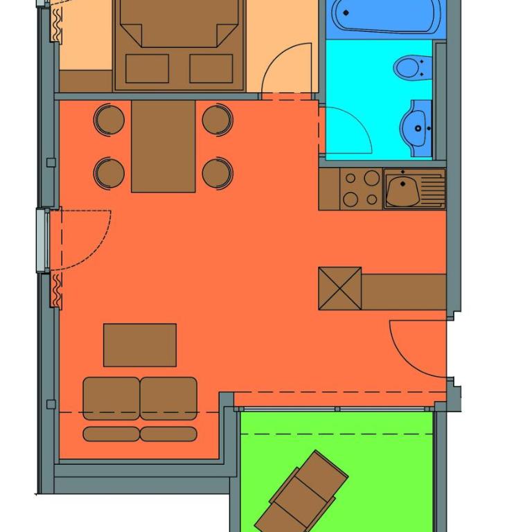 Apart Arga - Appartement avec Terrasse - 4