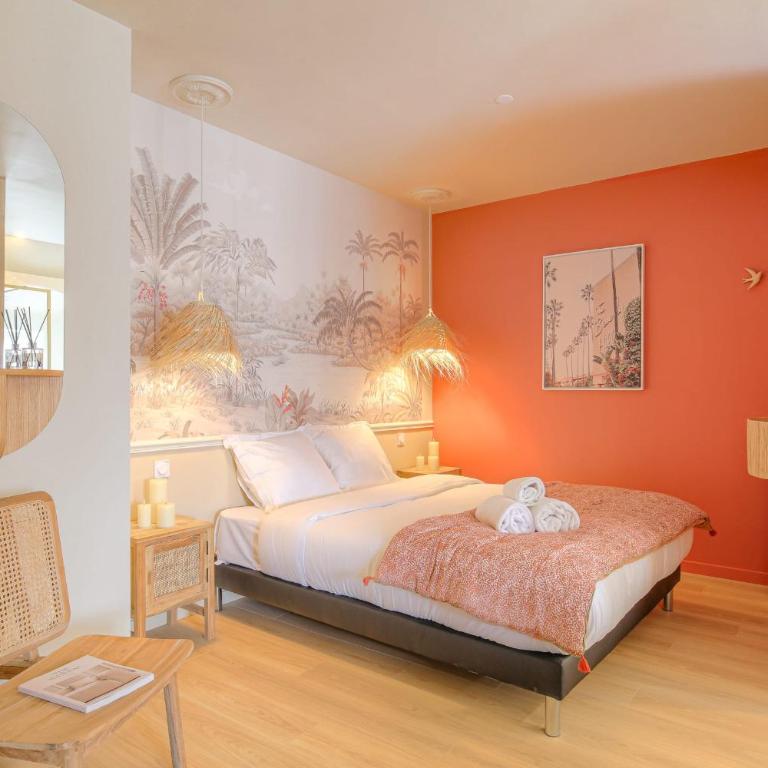 Suite romantique climatisée Parking Proche Lyon 6 - Appartement - 1