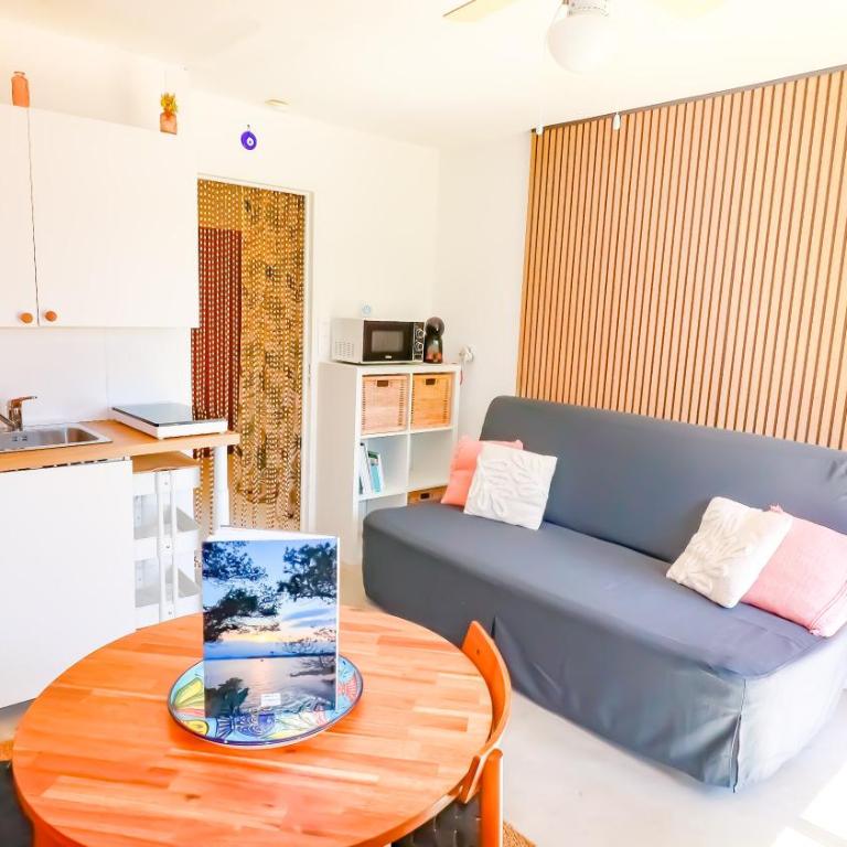Cosy studio 4 personnes - calme et plages à pied - Bormes les Mimosas - Appartamento Monolocale con Balcone - 14