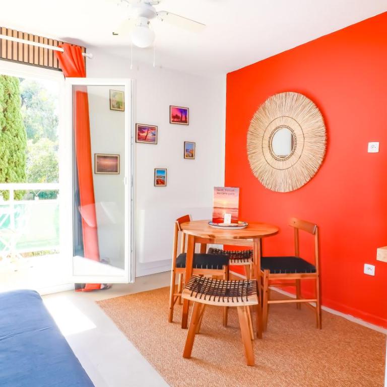 Cosy studio 4 personnes - calme et plages à pied - Bormes les Mimosas - Appartamento Monolocale con Balcone - 2
