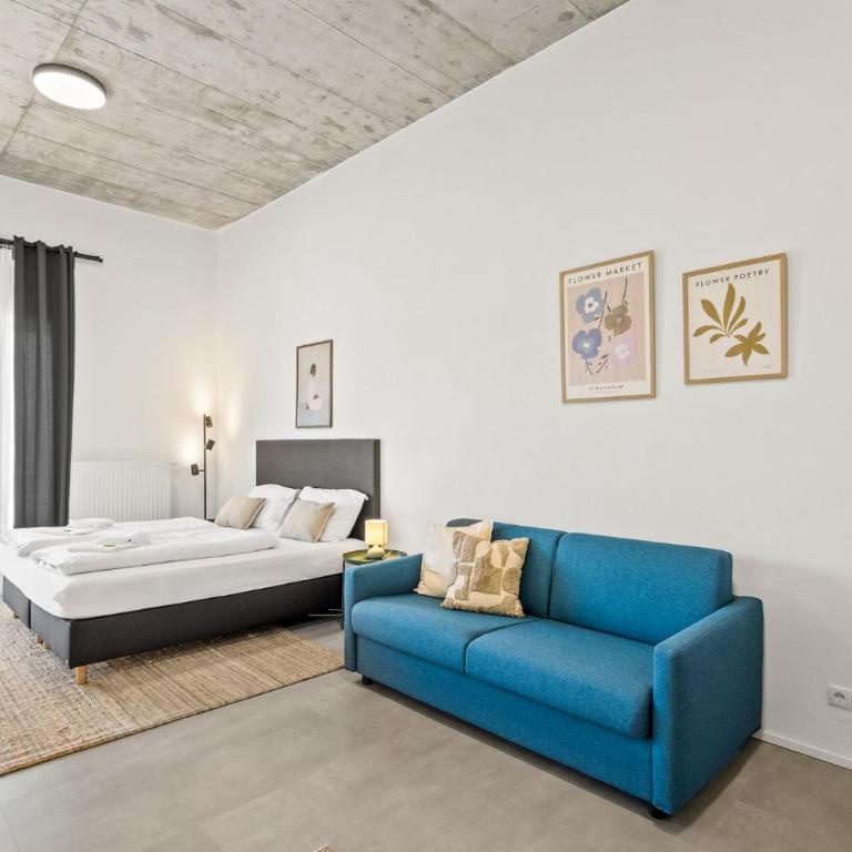 SKYRISE Apartments mit Küche, WLAN & Parkplatz - ruhige Lage - Familienstudio - 14