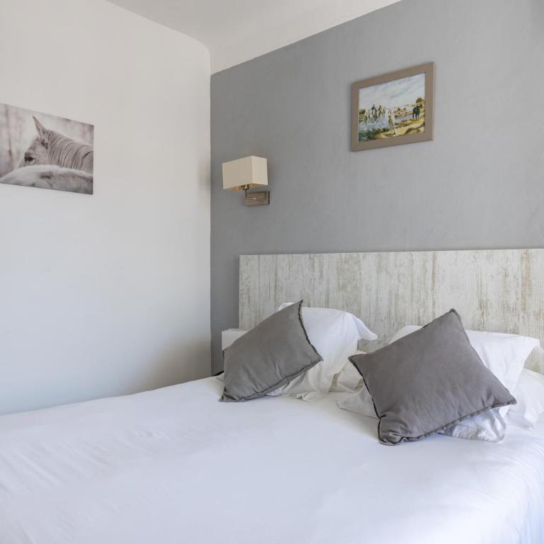 Hotel Les Palmiers En Camargue - Chambre Double Confort avec Balcon - 2