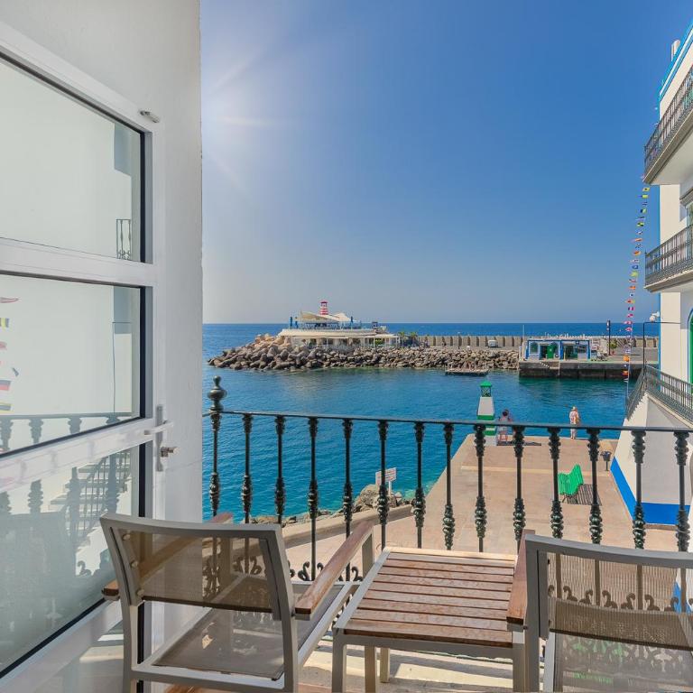 Hotel LIVVO Puerto de Mogán - Habitación Doble con balcón y vistas frontales al mar - 13