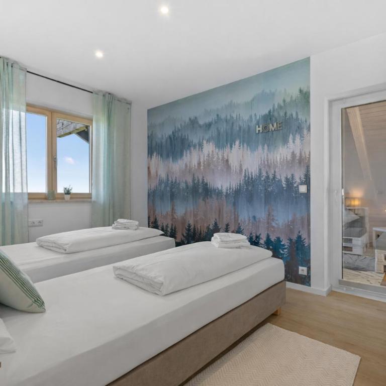 ALPENglück - Stylisches Dachgeschoss-Apartment mit Bergblick, großer Balkon & 3 Schlafzimmern - Apartment mit 3 Schlafzimmern - 5