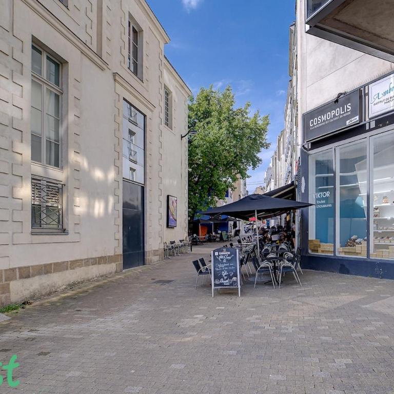 Scribe bleu1 Cosy & calme au cœur de Nantes - Appartement - 12