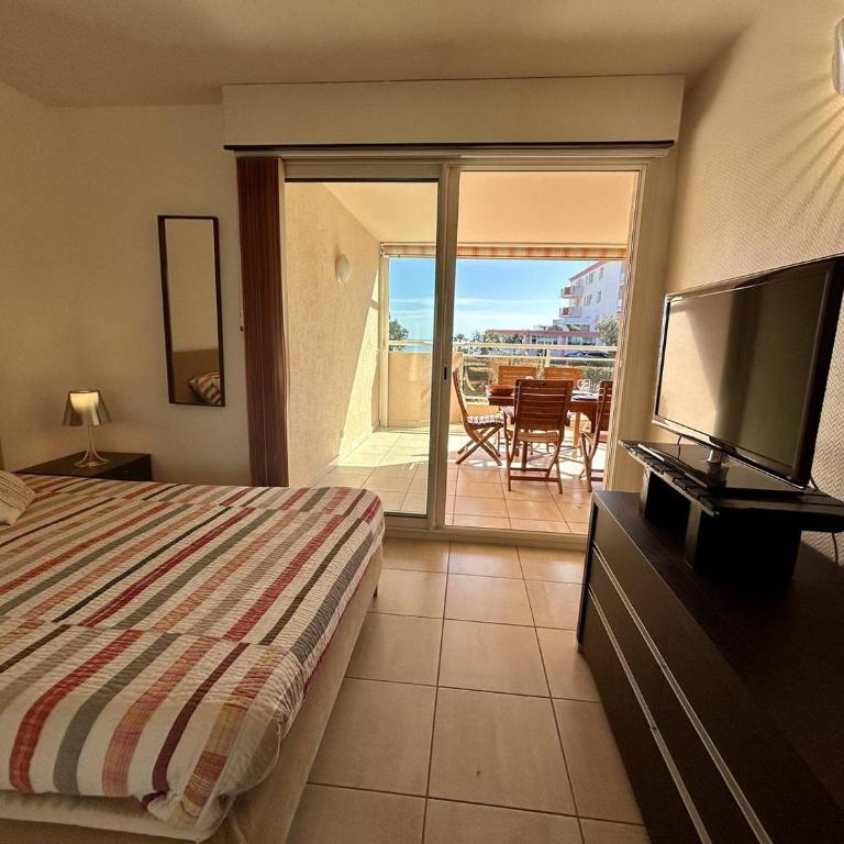 Appartement plage sud piscine Canet en Roussillon CR080-A602 - Appartamento con 1 Camera da Letto - 12