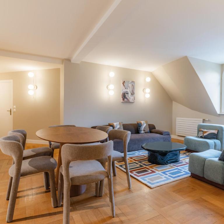 Grand appartement design sous les toits, Paris 16e - Appartement 1 Chambre - 24