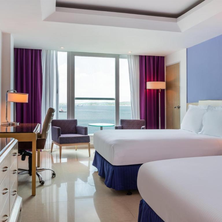 Hilton Cartagena - Queen Room with Two Queen Beds with Ocean View - 2