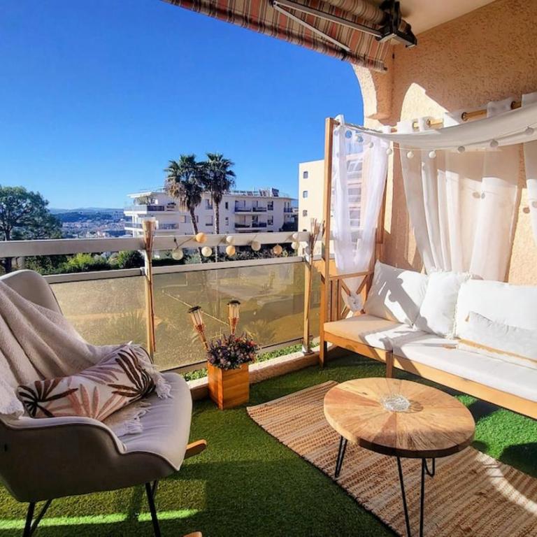 WeHost- CORNICHE Soleil Couchant 2 chambres 4pers,Parking,Piscine - Appartement - Vue sur Piscine - 46