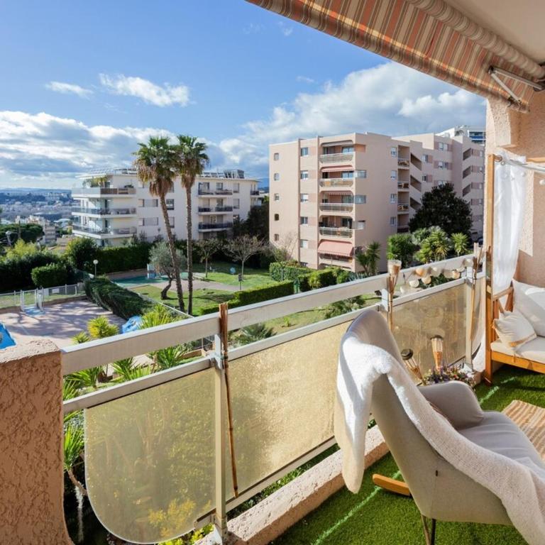 WeHost- CORNICHE Soleil Couchant 2 chambres 4pers,Parking,Piscine - Appartement - Vue sur Piscine - 1
