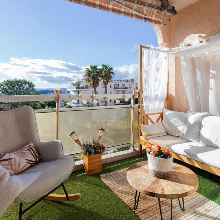 WeHost- CORNICHE Soleil Couchant 2 chambres 4pers,Parking,Piscine - Appartement - Vue sur Piscine - 73
