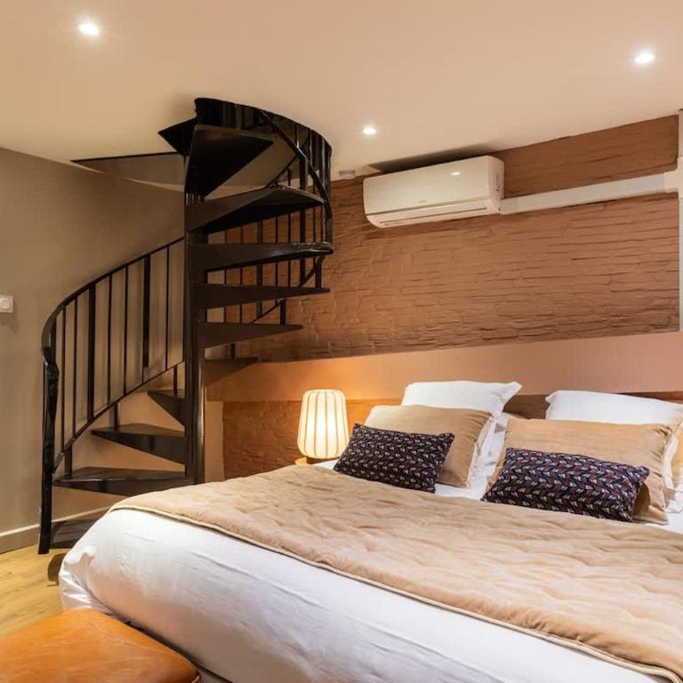 Loft rare avec patio chic - Tour Eiffel - Appartement - 5
