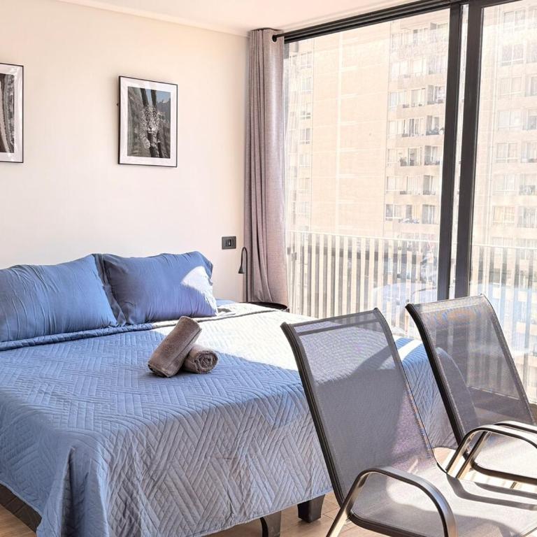 Estudio moderno-Metro Alameda-Smart lock - One-Bedroom Apartment - 2