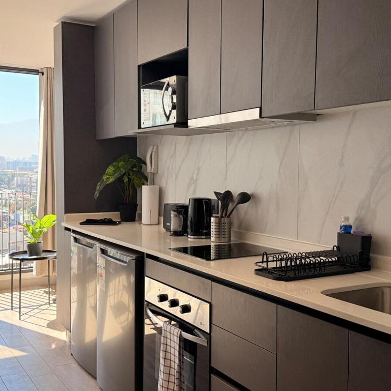 Estudio moderno-Metro Alameda-Smart lock - One-Bedroom Apartment - 17