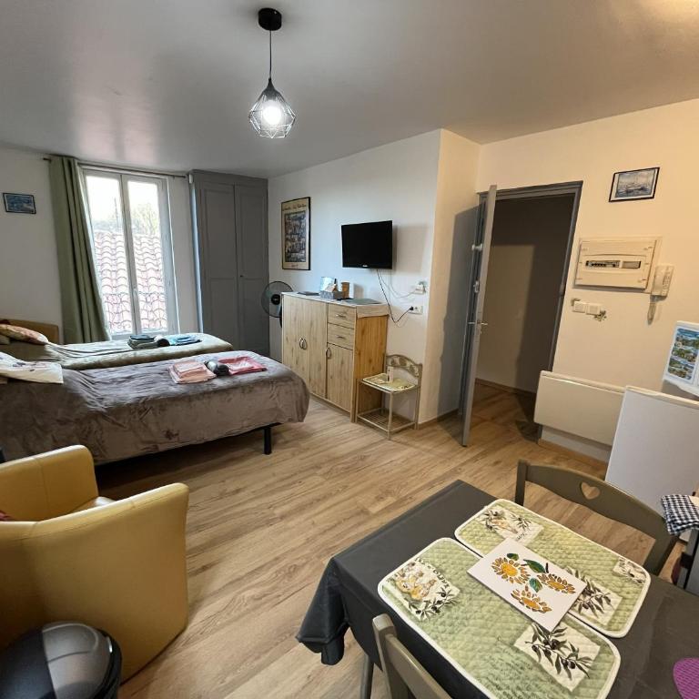 Le Petit Roitelet - Studio Calme et lumineux à 50 m des Thermes - Classé 2 étoiles - Apartamento de 1 dormitorio - 11