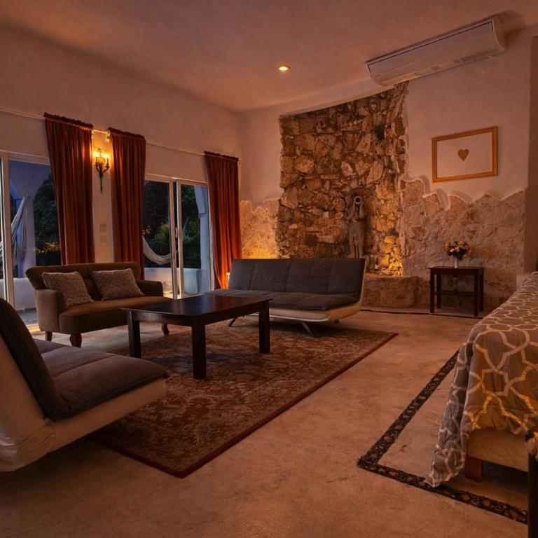 Romantic Luxury Villa with Rooftop Jacuzzi - 50m from Beach - One-Bedroom Villa - 7