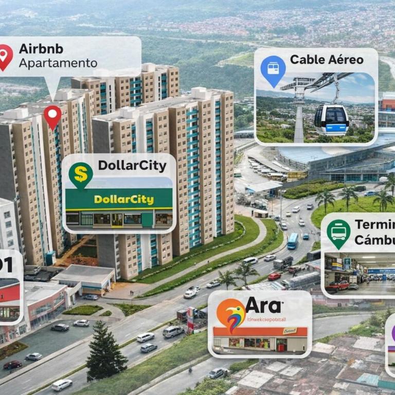 Apto moderno bien ubicado con vista a la ciudad - Apartamento de 3 dormitorios - 3