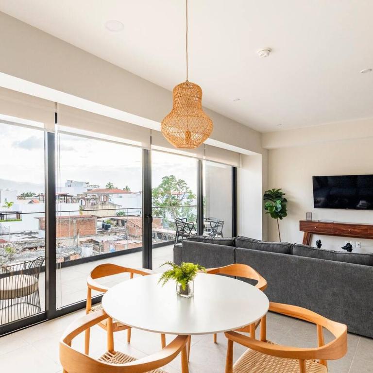 105 Downtown cerca de playa y el malecón - Two-Bedroom Standard Apartment - 5