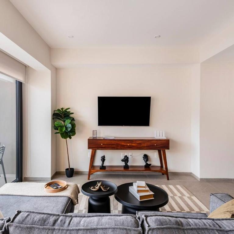 105 Downtown cerca de playa y el malecón - Two-Bedroom Standard Apartment - 2