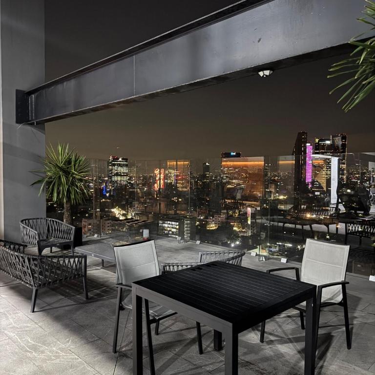 Luxury loft with tub and city view! - Two-Bedroom Apartment - 9